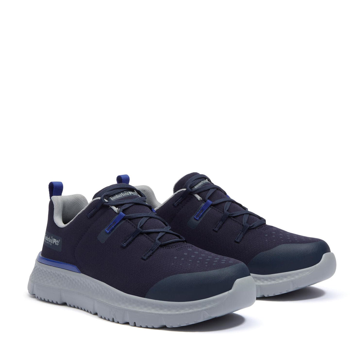 Timberland Pro Intercept Steel Toe Work Shoes Blue A5ME3 lateral image