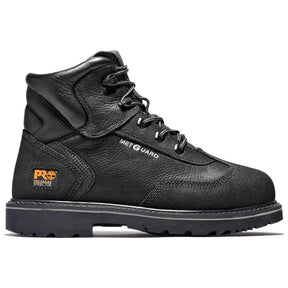 Timberland Pro Internal Met Guard 6 Inch Steel-Toe Work Boot Black Profile View