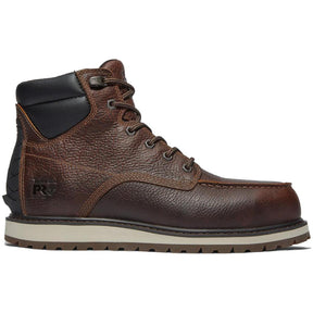 Timberland Pro Irvine 6 Inch Alloy-Toe Work Boot Brown Profile View