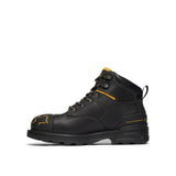 Timberland Pro Magnitude 6 Inch Composite-Toe Waterproof PR Work Boot Black Angled View