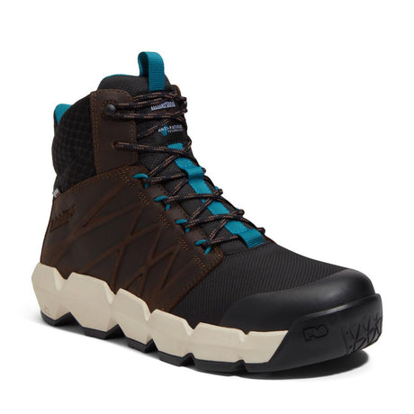 Timberland Pro Morphix Waterproof Composite Toe Work Boots Brown Medial View