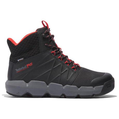 Timberland Pro Morphix 6 Inch Composite-Toe Waterproof Work Boot Black Profile View