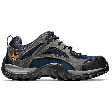 Timberland Pro Mudsill Steel-Toe Work Shoe Blue Profile View