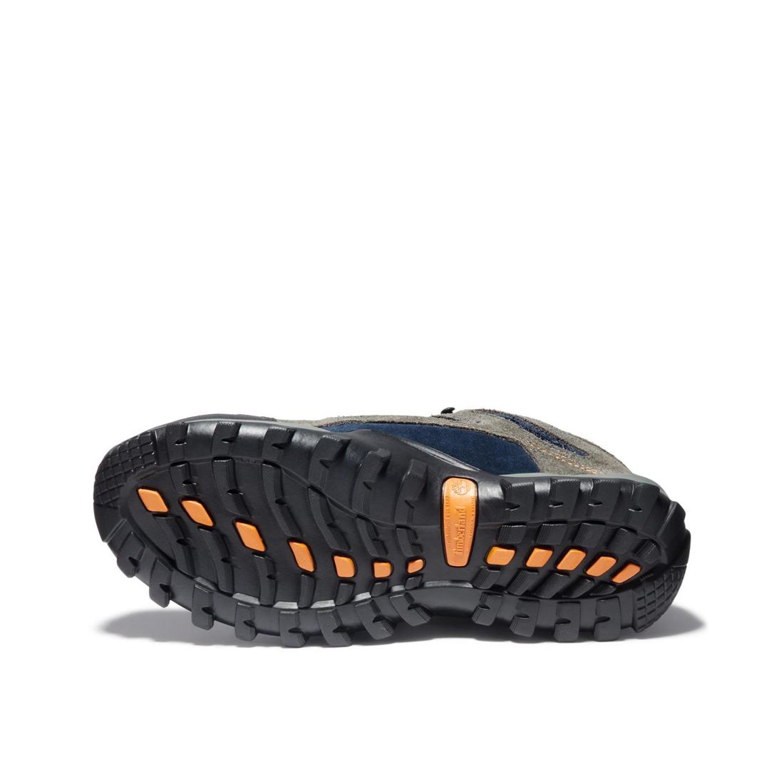 Timberland Pro Mudsill Steel-Toe Work Shoe Blue Sole View