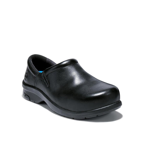 Timberland Pro Women's Newbury Alloy-Toe Slip-On Work Shoe Black Medial View