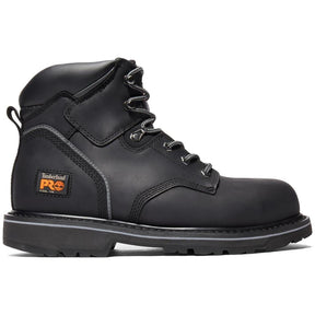 Timberland Pro Pit Boss 6 Inch Steel-Toe Work Boot Black Profile View