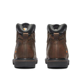 Timberland Pro Pit Boss 6 Inch Steel-Toe Work Boot Brown Heel-Back View