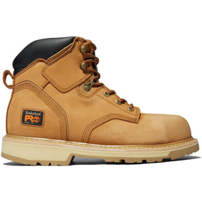 Timberland Pro Pit Boss 6 Inch Steel-Toe Work Boot Wheat Profile View