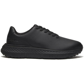 Timberland Pro Power Shift Women’s Slip Resistant Shoes – Black Leather Profile View