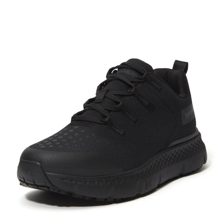 Timberland Pro Power Shift Women’s Slip Resistant Shoes – Black Ripstop Angled View