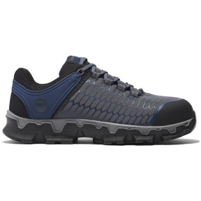 Timberland Pro Powertrain Sport Alloy-Toe Work Shoe Grey Profile View