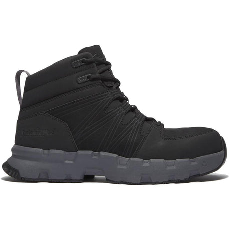 Timberland Pro Powertrain EV SD10 Composite Toe Work Boots – Blackout Profile View