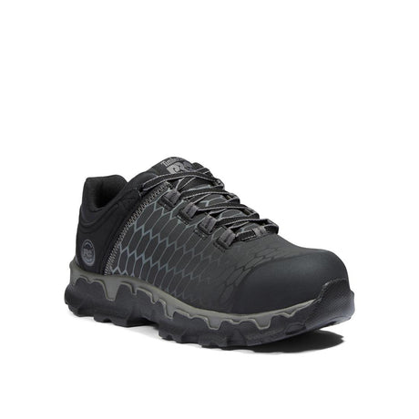 Timberland Pro Women's Powertrain Sport Alloy Toe Work Shoe Black Medial View