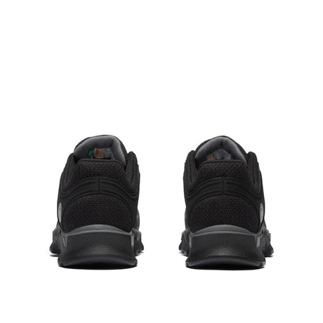 Timberland Pro Powertrain Sport Alloy-Toe Work Shoe Black/Grey Heel-Back View
