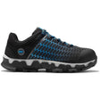 Timberland Pro Powertrain Sport Men's Alloy-Toe Work Shoe Blue Profile View