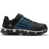 Timberland Pro Powertrain Sport Men's Alloy-Toe Work Shoe Blue Profile View