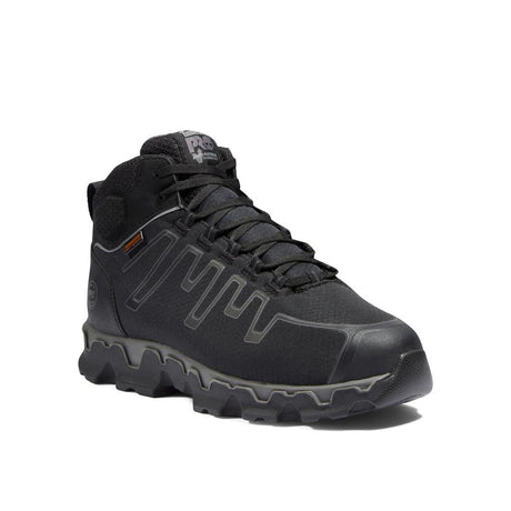 Timberland Pro Powertrain Sport Alloy-Toe Met Guard Work Boot Black Medial View