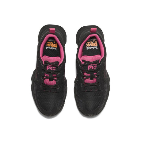 Timberland Pro Women's Powertrain Ev Composite-Toe Work Shoe Black Front-upper View