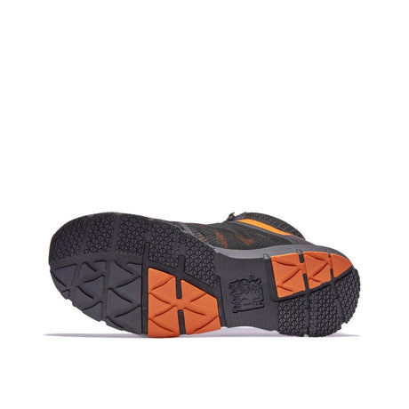 Timberland Pro Radius Composite-Toe Work Boot Black/Orange Sole View