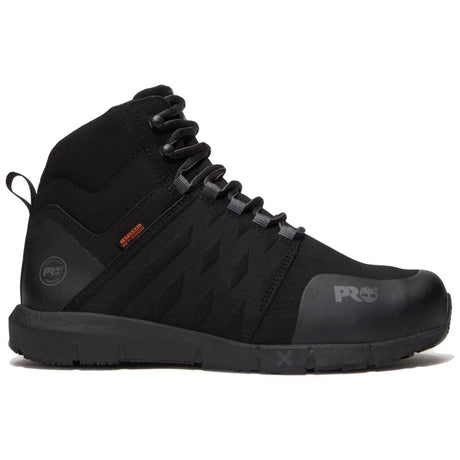 Timberland Pro Radius Mid Img Composite-Toe Work Boot Mid Black Profile View