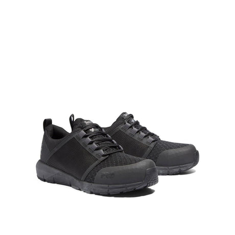 Timberland Pro Women's Radius Composite-Toe Work Shoe Black Angled View
