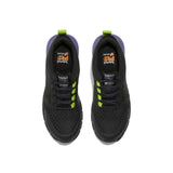 Timberland Pro Women's Radius Composite-Toe Work Shoe Black/Purple Front-upper View