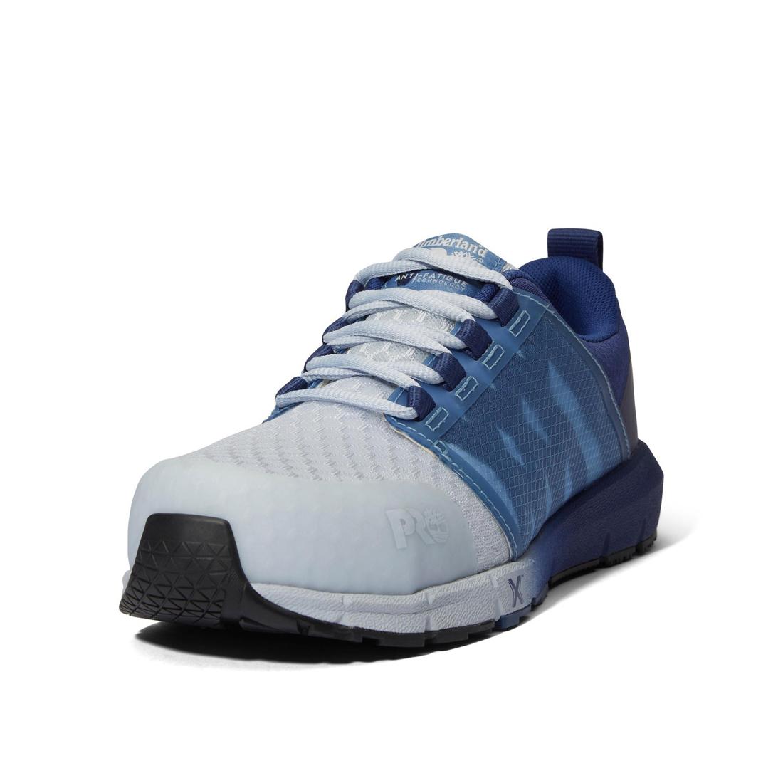 Timberland Pro Women's Radius Composite-Toe Work Shoe Blue Detail View