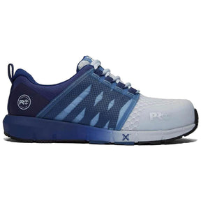 Timberland Pro Women's Radius Composite-Toe Work Shoe Blue Profile View