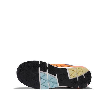 Timberland Pro Women's Radius Composite-Toe Work Shoe Grey/Orange Sole View