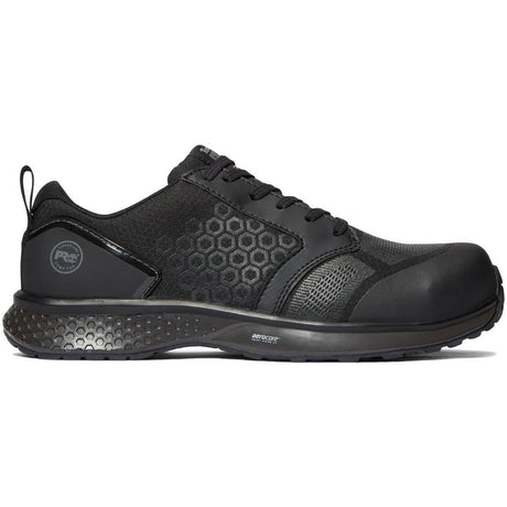Timberland Pro Reaxion Composite-Toe Work Shoe Black Profile View