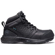 Timberland Pro Women's Reaxion Composite-Toe Waterproof Work Boot Black Profile View