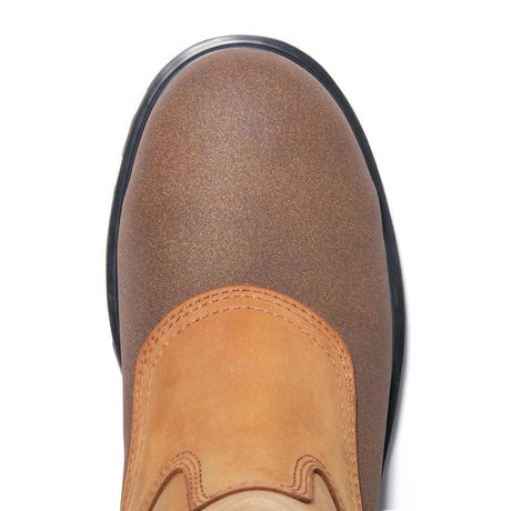 Timberland Pro Rigmaster Steel-Toe Waterproof Pull-On Work Boot Brown Top View