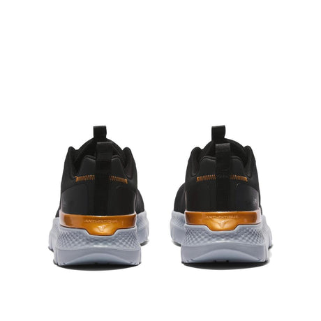 Timberland Pro Setra Composite-Toe Work Shoe Black/Grey Heel-Back View