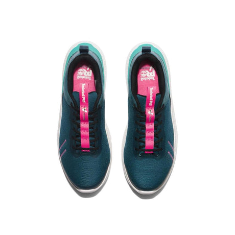 Timberland Pro Women's Setra Composite-Toe Work Shoe Teal Front-upper View