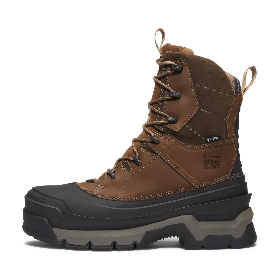 Timberland Pro Siberian Waterproof Composite Toe Work Boots Brown View