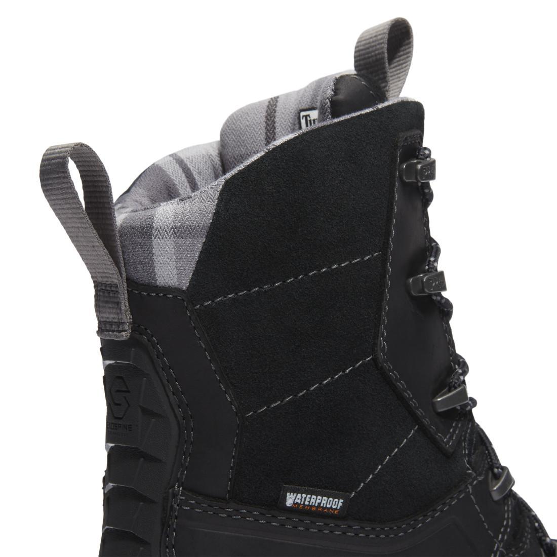 Timberland Pro Siberian Waterproof Composite Toe Work Boots Black Detail View