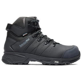 Timberland Pro Switchback 6 Inch Composite-Toe Waterproof PR Work Boot Black Profile View