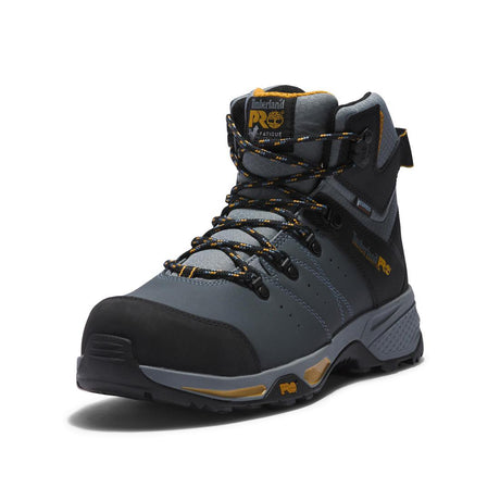 Timberland Pro Switchback 6 Inch Composite-Toe Waterproof Work Boot Gray Detail View