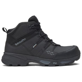 Steel Toes B2B - Switchback Lt Waterproof Composite-Toe Work Boot Gripmax Ice Black Profile View