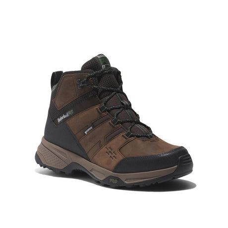 Timberland Pro Switchback Lt 6 Inch Soft-Toe Waterproof Boot Brown/Tan Medial View