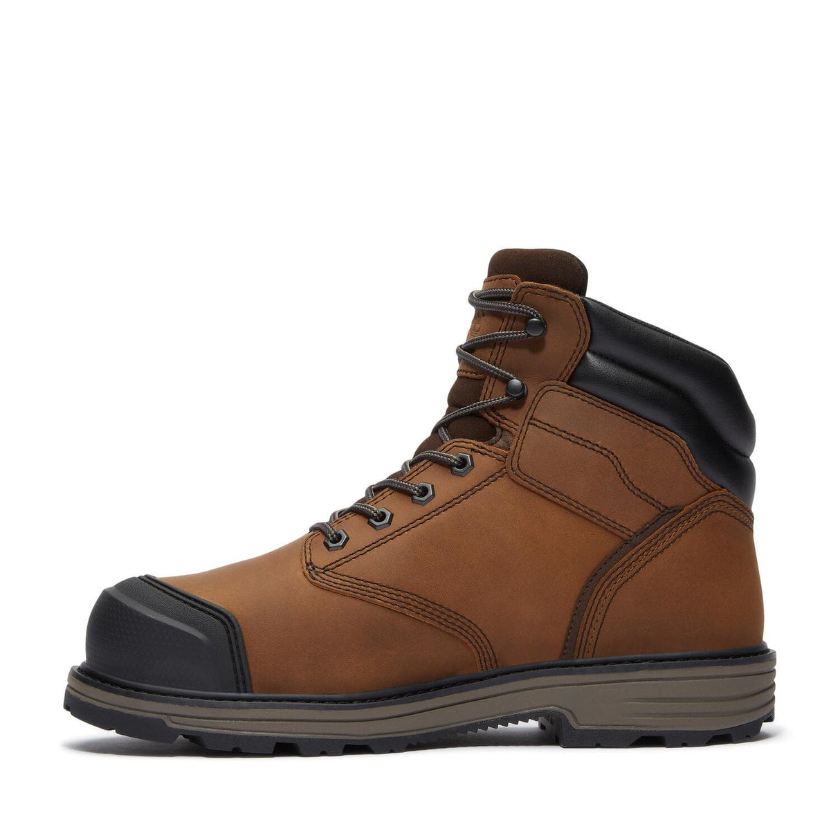 Timberland Pro Tasker 6 Inch Alloy Toe Waterproof Work Boots Brown A2QSE medial image