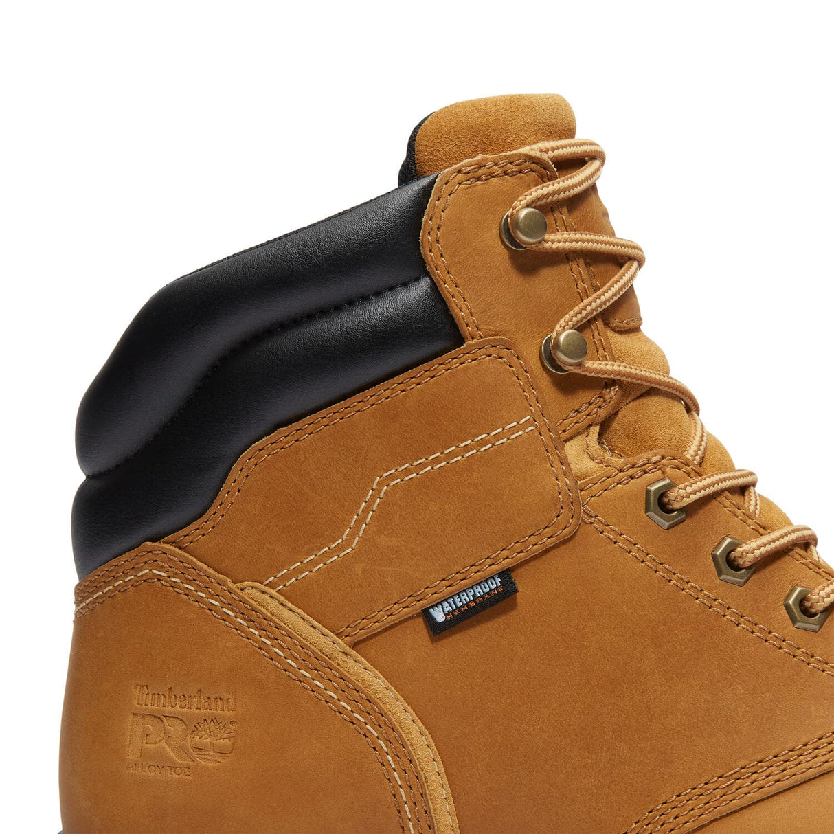 Timberland Pro Tasker 6 Inch Alloy Toe Waterproof Work Boots Wheat A43FG Detail image