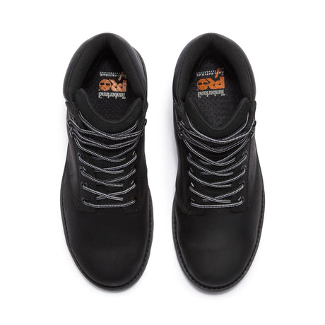 Timberland Pro Tasker 6 Inch Alloy Toe Work Boots Black A416G top image