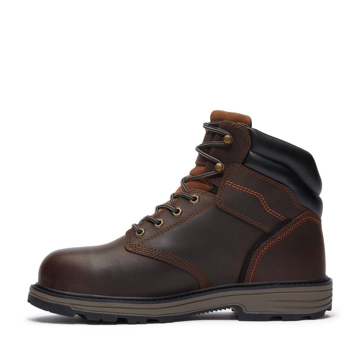 Timberland Pro Tasker 6 Inch Alloy Toe Work Boots Brown A416G medial image