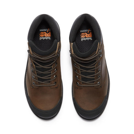 Timberland Pro Tasker 6 Inch Alloy Toe Work Boots Brown A428R top image