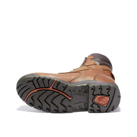 Timberland Pro Titan 8 Inch Alloy-Toe Waterproof Work Boot Medium Brown Sole View