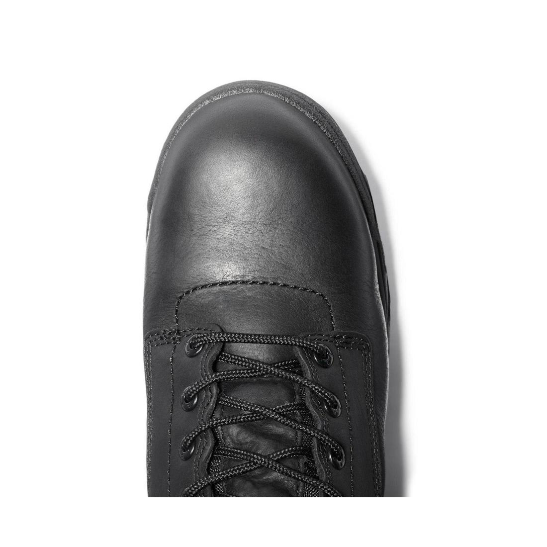 Timberland Pro Titan 6 Inch Composite-Toe Work Boot Black Angled View