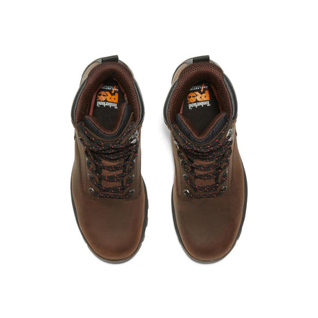 Timberland Pro Titan EV 8 Inch Composite-Toe Waterproof Insulated Work Boot Brown Front-upper View