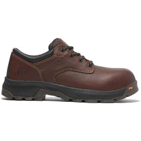 Timberland Pro Titan Ev Composite-Toe Oxford Work Shoe Brown Profile View