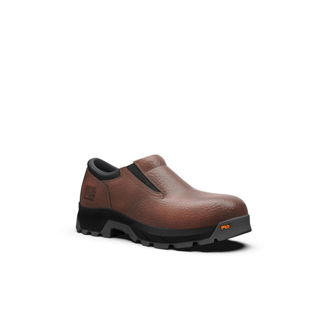 Timberland Pro Titan Ev Composite-Toe Slip-On Work Boot Brown Medial View